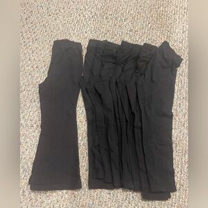 Kids Classic Black Leggings Set- 3T